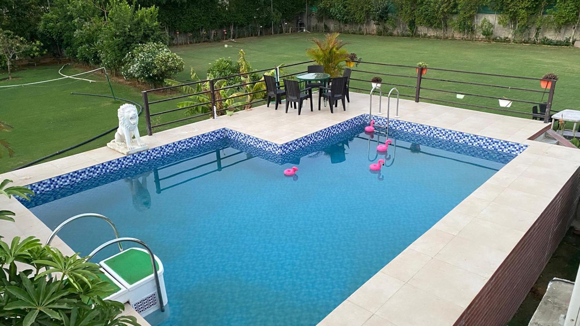 The Singh Farm Cosy Private Pool Farm Villa Гургаон Экстерьер фото